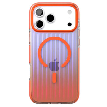 Чехол защитный VLP Pulse Case с поддержкой MagSafe для iPhone 17 Pro Max (Оранжевый)