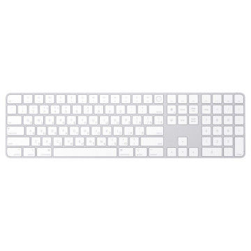 Клавиатура Apple Magic Keyboard Bluetooth с Touch ID и цифровой панелью (Белая)